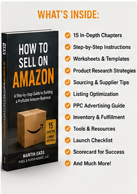 How to Sell on Amazon guide contents overview
