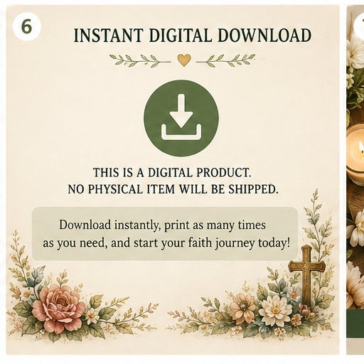 Vintage Bible Garden Bible journal instant digital download