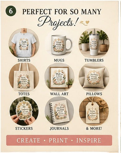 Vintage Bible Garden Christian PNG project ideas