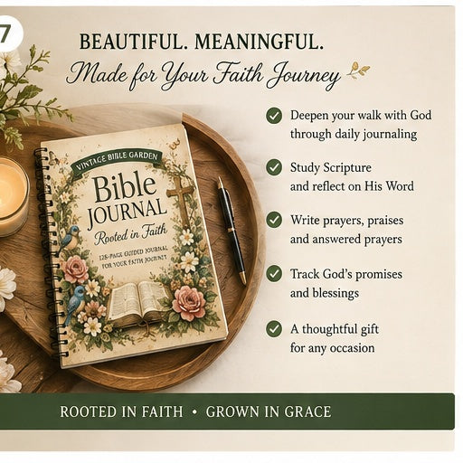 Vintage Bible Garden Bible journal faith journey lifestyle image