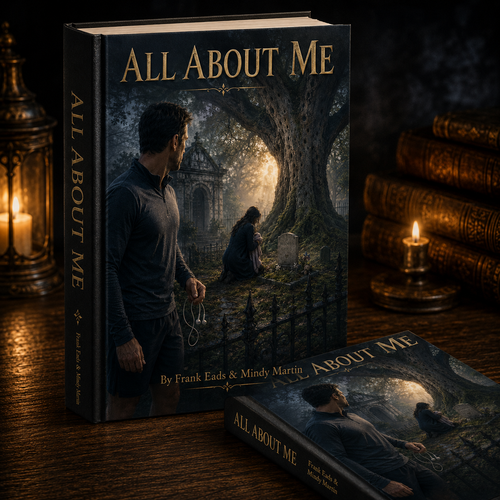 All About Me hardcover display mockup