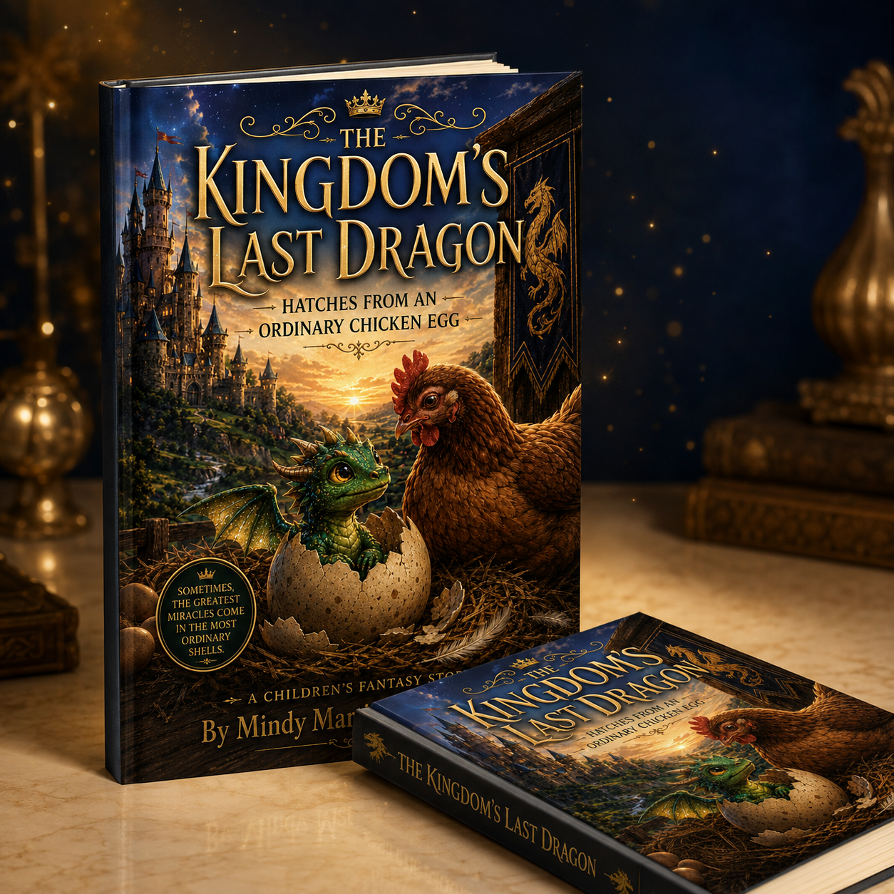 The Kingdom's Last Dragon illustrated children's fantasy e-book