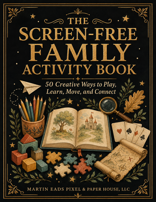 The Screen-Free Family Activity Book: 50 Creative Ways to Play, Learn, Move, and Connect
