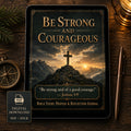 Be Strong and Courageous | 80-Page Christian Digital Bible Journal