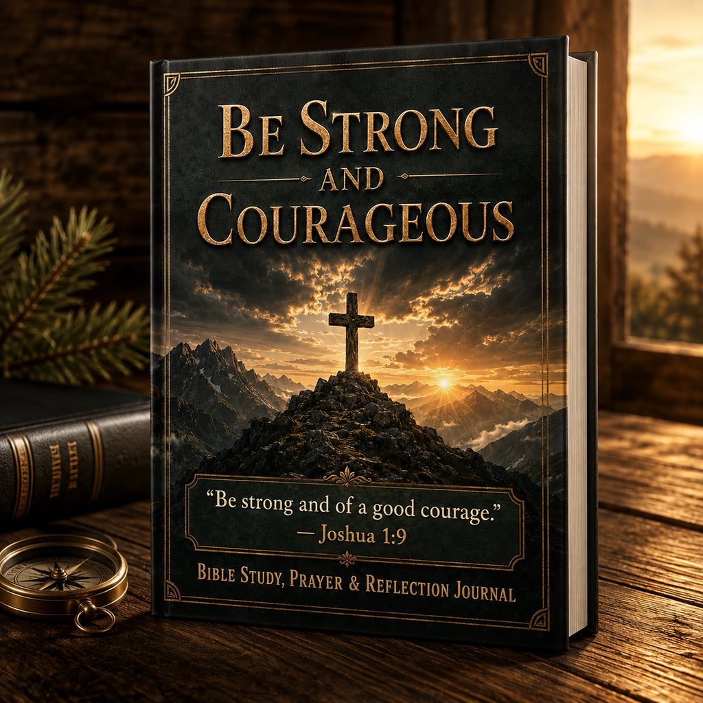 Be Strong and Courageous | Hardcover Bible Journal