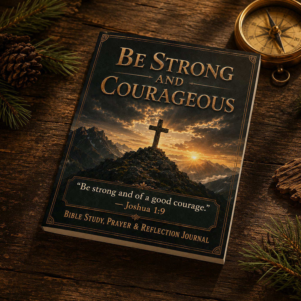 Be Strong and Courageous | Paperback Bible Journal