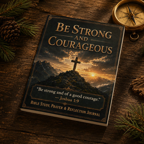 Be Strong and Courageous | Paperback Bible Journal