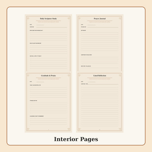 Built for His Purpose illustrated journal pages