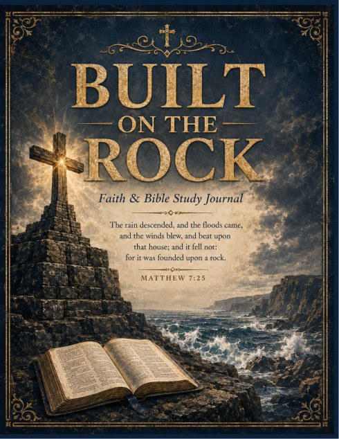 Built on the Rock Faith & Bible Study Journal front cover