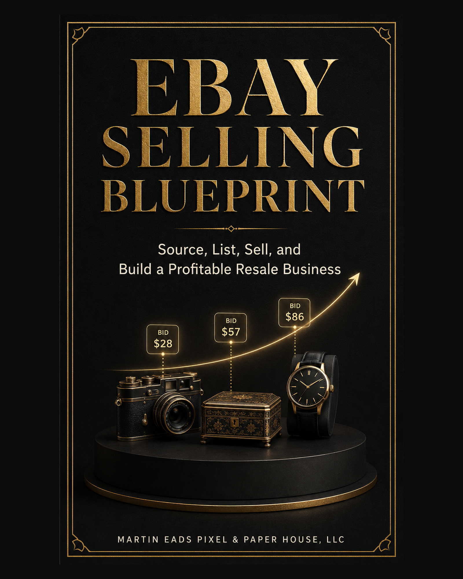eBay Selling Blueprint guide to sourcing, listing, selling, and resale business growth